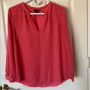 J. Crew pink blouse